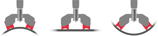 Illustration depicting TUBE magnets positions